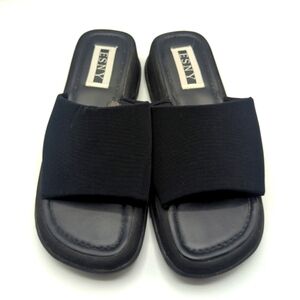 Vintage 90's Y2K Chunky Platform Slides